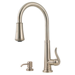 Click here to see Pfister GT529-YPK Pfister GT529-YPK Ashfield Pull-Down Kitchen Faucet, Brushed Nickel