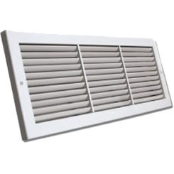 Click here to see Shoemaker 1100-36X8 Shoemaker 1100-36X8 Deluxe Baseboard Return Air Grille (Aluminum), Soft White