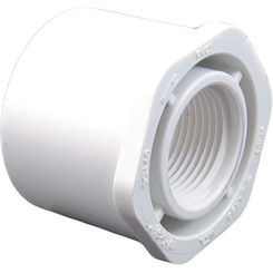 Click here to see Commodity  PVCB11234ST Schedule 40 PVC Bushing, 1-1/2 x 3/4 Inch