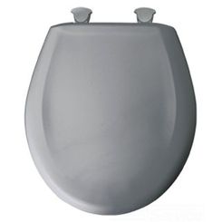 Click here to see Bemis 200SLOWT-032 Bemis 200SLOWT-032 Easy Close Round Plastic Toilet Seat - Country Grey