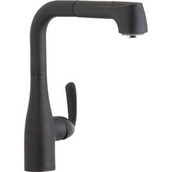 Click here to see Elkay LKGT2042RB Elkay LKGT2042RB Oil-Rubbed Bronze Gourmet 1-Hole Bar Faucet w/ Pull-out Spray