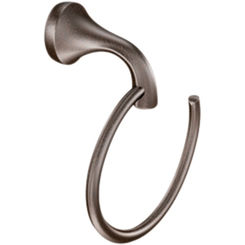 Click here to see Moen YB2886ORB Moen YB2886ORB Eva Hand Towel Ring, Oil Rubbed Bronze