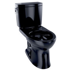 Click here to see Toto CST454CUF#51 TOTO Drake II 1G Two-Piece Elongated 1.0 GPF Universal Height Toilet, Ebony - CST454CUF#51