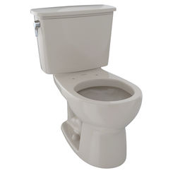 Click here to see Toto CST743EN#03 TOTO Eco Drake Transitional Two-Piece Round 1.28 GPF Toilet, Bone - CST743EN#03
