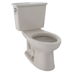 Click here to see Toto CST744ELN#03 TOTO Eco Drake Transitional Two-Piece Elongated 1.28 GPF ADA Compliant Toilet, Bone - CST744ELN#03