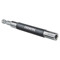 Click here to see Irwin 3555531C Irwin 3555531C Compact Bit Drive Guide, 1/4 in Hexagonal Drive, 4-11/16 - 7-3/8 in OAL