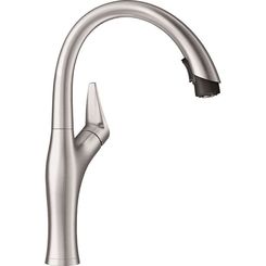 Click here to see Blanco 442037 Blanco 442037 Stainless Artona Pull-Down Kitchen Faucet, 1.5 GPM
