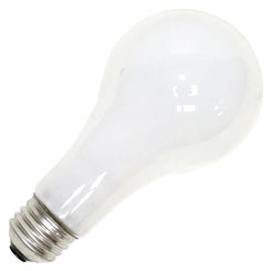 Click here to see Sylvania 13101 Osram Sylvania 13101 Incandescent Lamp, 150 W, 120 V, A21, Medium Screw ,, 750 hr