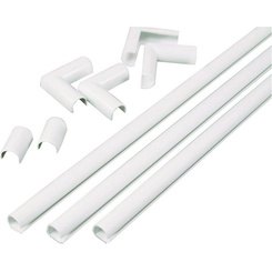 Click here to see CordMate C110 Wiremold Cordmate C110 Legrand Cord Channel Kit, White