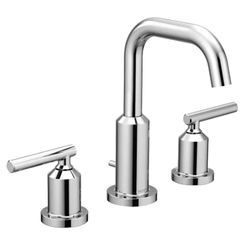 Click here to see Moen T6142 Moen T6142 Gibson Chrome Two-Handle Widespread Lavatory Faucet