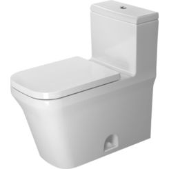 Click here to see Duravit 2175010001 Duravit 2175010001 P3 Comforts Single Flush/Dual Flush One-Piece Floor Mounted Rimless Elongated Toilet - White