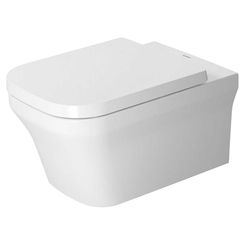 Click here to see Duravit 2561092092 Duravit 2561092092 P3 Comforts Dual Flush One-Piece Wall Mounted Rimless Elongated Toilet Bowl- White