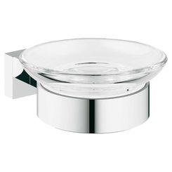 Click here to see Grohe 40754001 Grohe 40754001 Essentials Soap Dish with Holder, Starlight Chrome