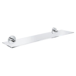 Click here to see Grohe 40799001 Grohe 40799001  Essentials Glass Shelf, StarLight Chrome