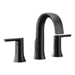 Click here to see Moen TS983BL Moen TS983BL Doux Two-Handle High Arc Roman Tub Faucet Trim,  Matte Black