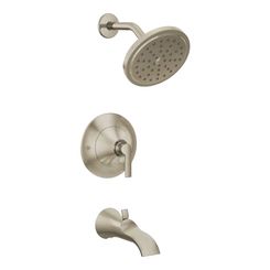 Click here to see Moen TS2203BN Moen TS2203BN Doux Posi-Temp Tub and Shower Trim, Brushed Nickel