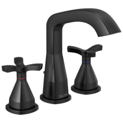 Click here to see Delta 357766-BLMPU-DST Delta 357766-BLMPU-DST Stryke Two Handle Widespread Lavatory Faucet - Matte Black