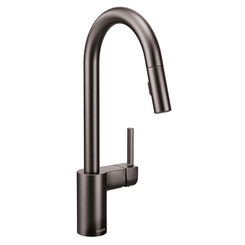 Click here to see Moen 7565BLS Moen 7565BLS Align One-Handle Pulldown Kitchen Faucet, Black Stainless