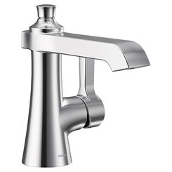 Click here to see Moen S6981 Moen S6981 Flara One Handle Lavatory Faucet, 1.2 GPM -  Chrome