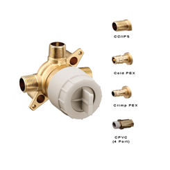 Click here to see Moen U130CX Moen U130CX M-CORE Shower Only Rough In Valve, WIRSBO Connection