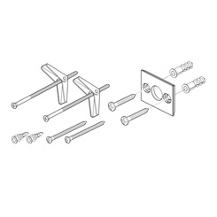 Click here to see Brizo RP101808 Brizo Mounting Hardware, Frank Lloyd Wright Collection - RP101808