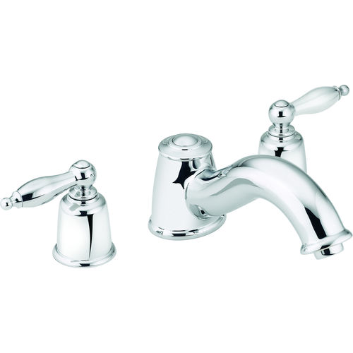 Castleby Two Handle Roman Tub Faucet in Chrome Finish: Chrome
