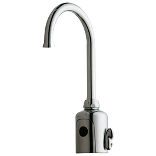 Chicago Faucets 116.597.AB.1 HyTronic Gooseneck Sink Faucet with Dual
