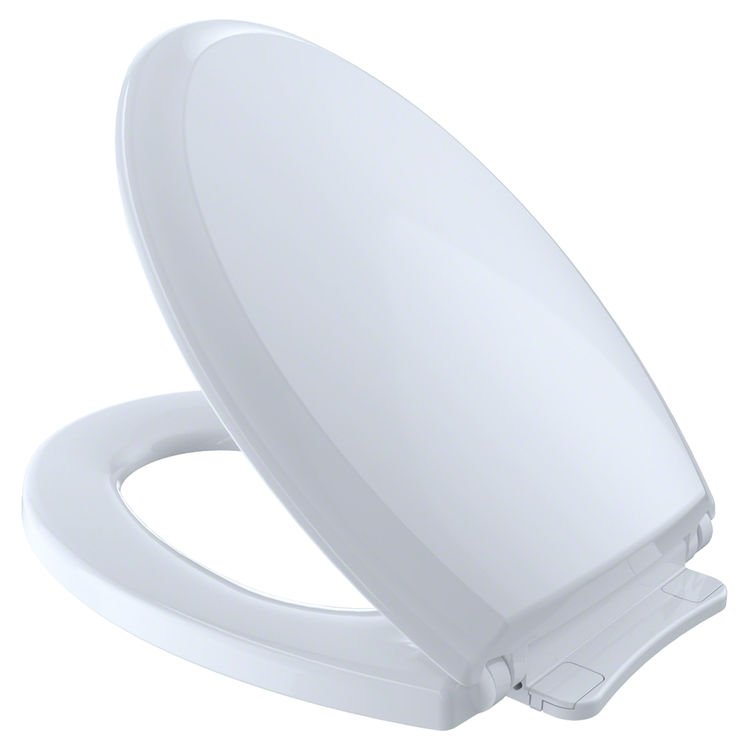 View 2 of Toto SS224#01 Toto SS224#01 Cotton White Guinevere Slow Close Elongated Toilet Seat