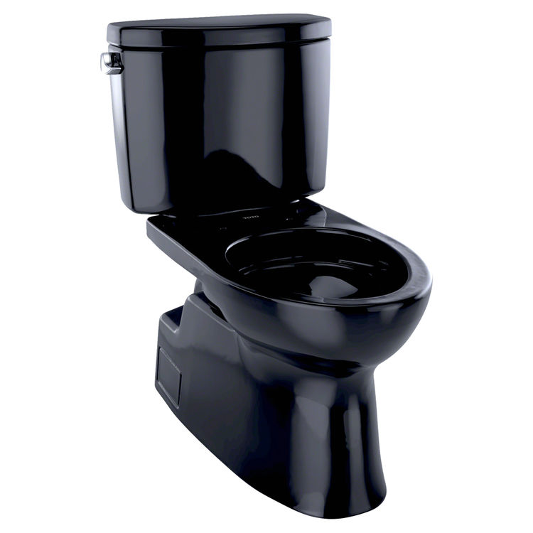 View 2 of Toto CST474CEF#51 TOTO Vespin II Two-Piece Elongated 1.28 GPF Universal Height Skirted Design Toilet, Ebony - CST474CEF#51