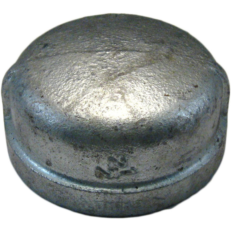 Commodity GALCAP212 Galvanized Cap, 2-1/2 Inch