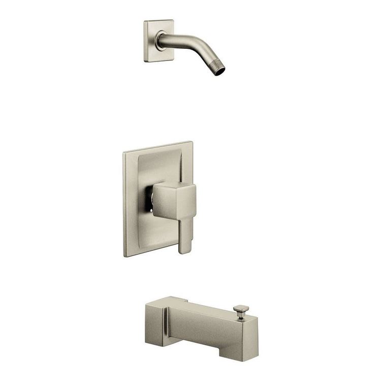 Moen TS2713NHBN Brushed Nickel 90Degree PosiTemp Tub/Shower Trim Less Head