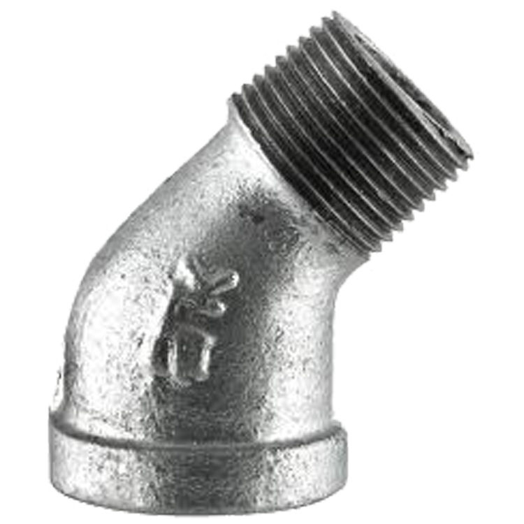 Commodity GALLS451 Galvanized 45 Degree Street Elbow, 1 Inch