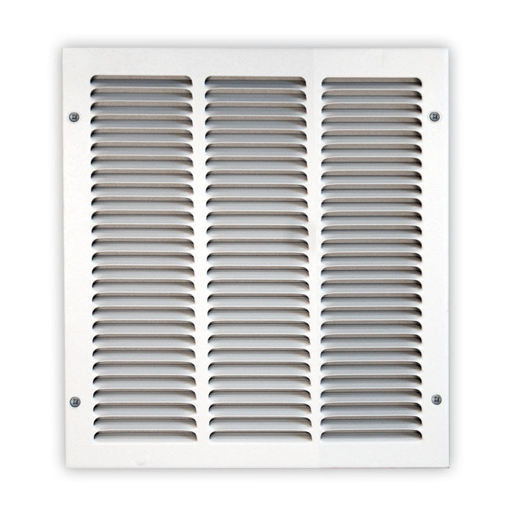 Shoemaker 1050-12X16 12x16 Soft White Return Air Grille (Stamped from Cold Roll Steel) - Shoemaker 1050