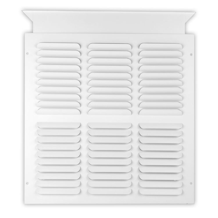 Shoemaker 452-10X10 Shoemaker 452 10in X 10in White 2-Way Diffuser Curved Blades And Slide-In Damper