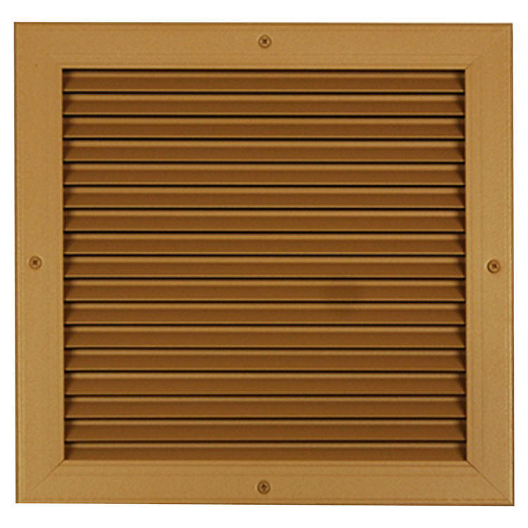 Shoemaker 4000-22X20 22X20 Driftwood Tan Single Frame Aluminum Transfer Door Grille (Aluminum) - Shoemaker 4000