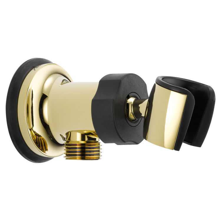 Delta U4985-PB-PK Delta U4985-PB-PK Adjustable Wall Mount Elbow, Polished Brass