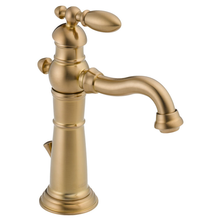 Delta 555LF-CZ Delta 555LF-CZ Victorian Single Handle Bathroom Faucet, Champagne Bronze