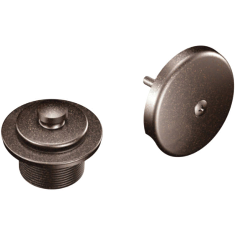 Moen T90331ORB Moen T90331orb Accessory Push Lock Waste And Overflow Trim Oil Rubbed Bronze