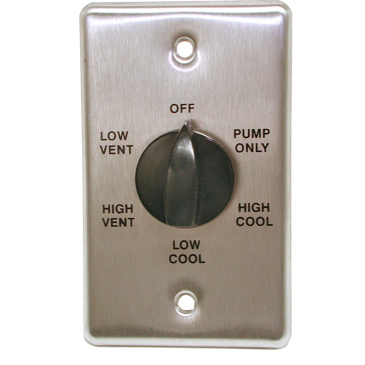 Dial 7115 2 Speed Rsk 2 Metal Wall Switch