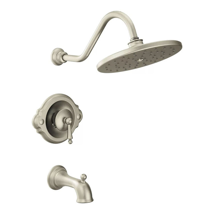 Moen TS314BN Moen TS314BN Waterhill Posi-Temp Tub/Shower Trim, Brushed Nickel