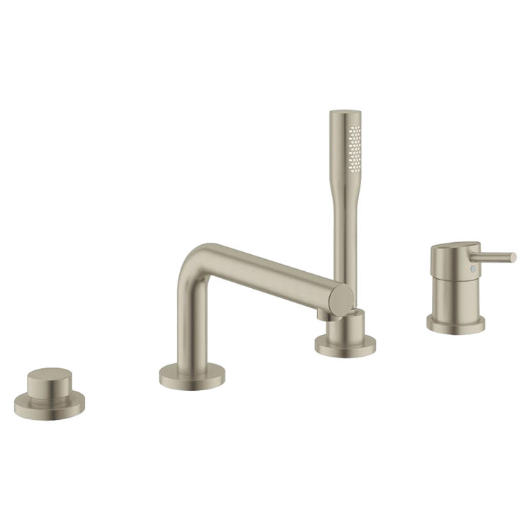 Grohe 19576EN1 GROHE 19576EN1 Concetto Roman Tub Filler With Hand Shower - Brushed Nickel Infinity Finish