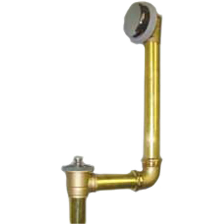 Watco 593-PP-BRS-WH Watco 593-PP-BRS-WH Tubular Brass Innovator Push Pull White Direct Drain
