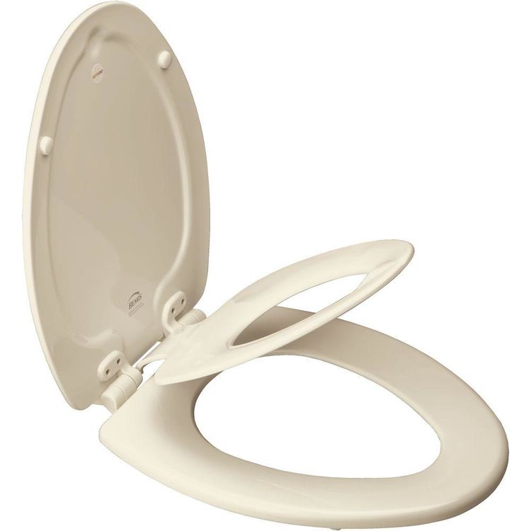Bemis 1583SLOW-346 Elongated Toilet Seat with Cover and ...