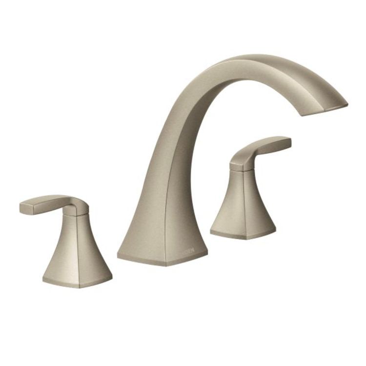 Moen T693BN Moen T693BN Voss Series Roman Tub Faucet, Brushed Nickel