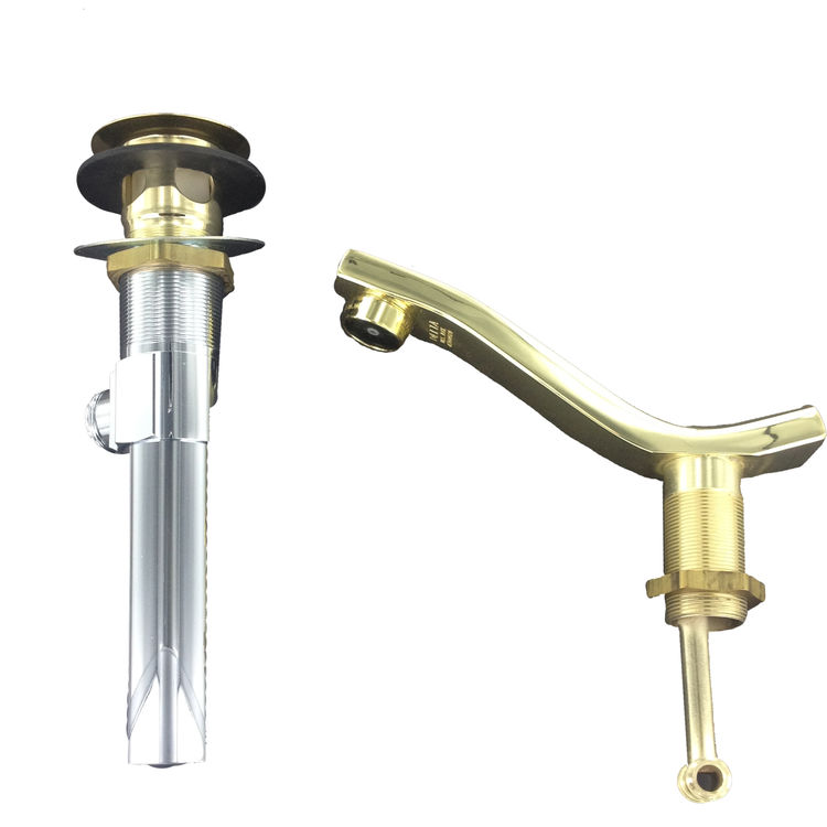 Delta 3523-PB Delta 3523-PB Polished Brass Widespread Lavatory Faucet w/o handles