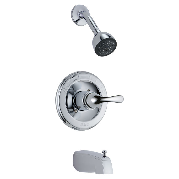 Delta T13420-SOS Delta TPT13420SOS Tract Pack - Chrome Tub & Shower Trim without Cartridge