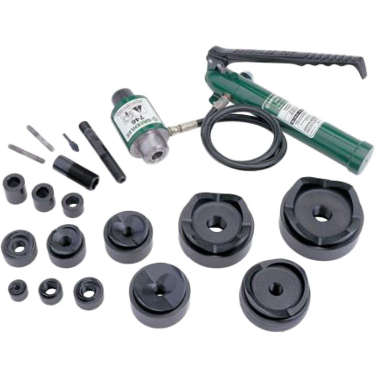 Greenlee 7310 SlugSplitter Hydraulic SC Knockout Punch Kit (1/2"x4")