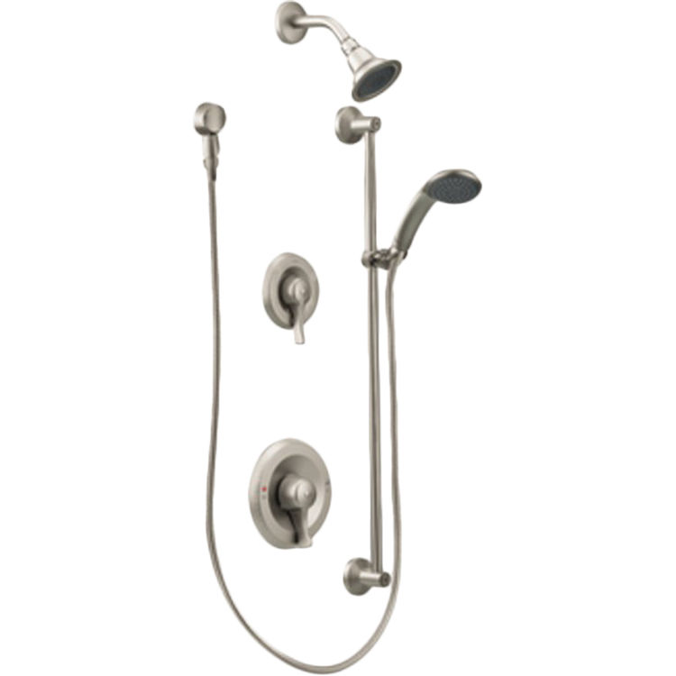 Moen T8342CBN Moen T8342CBN Commercial Brushed Nickel Posi-Temp Transfer All-Metal Trim Kits