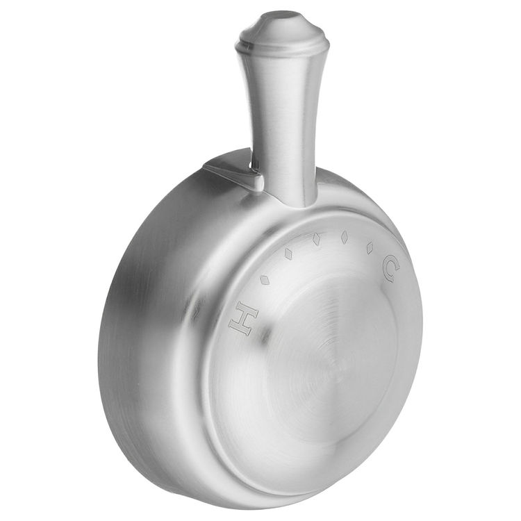 Delta Cassidy Series Temperature Knob and Cover Brilliance Stainless