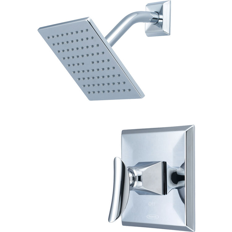 Pioneer 4PR310T Pioneer 4PR310T Single-Handle Shower Trim Set in a Classic Chrome Finish